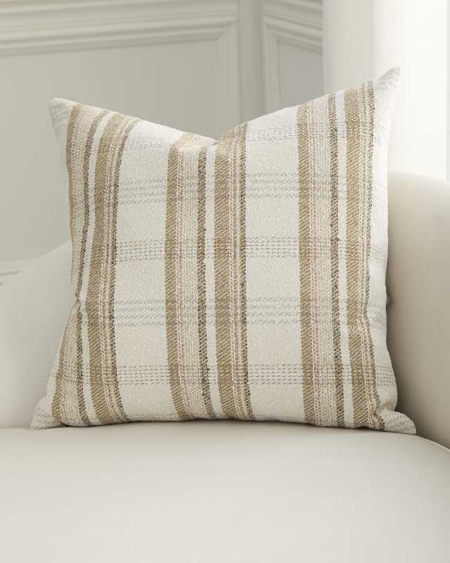 Ridgeway Plaid Decorative Pillow, 24" Square